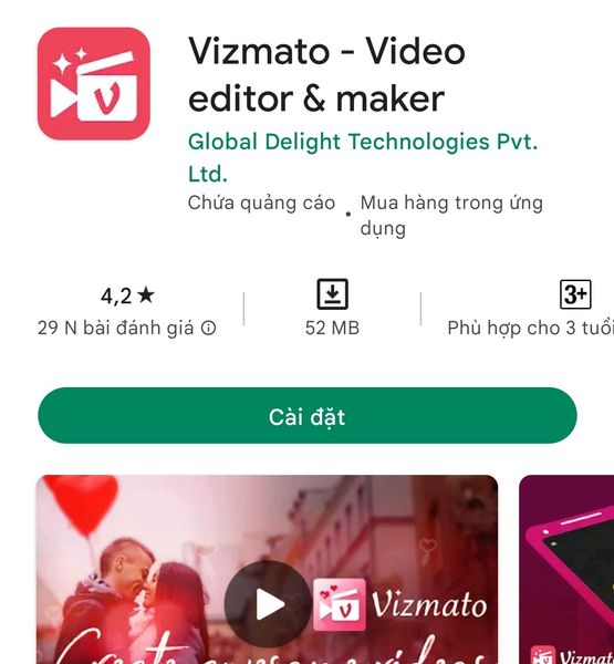 App làm video TikTok - Vizmato