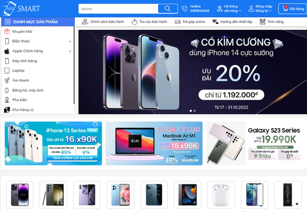 Các mẫu website bán hàng đẹp - Haravan