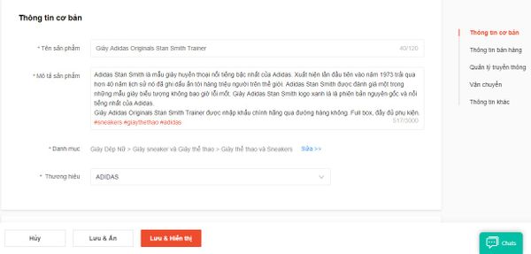 cách đăng bài trên shopee