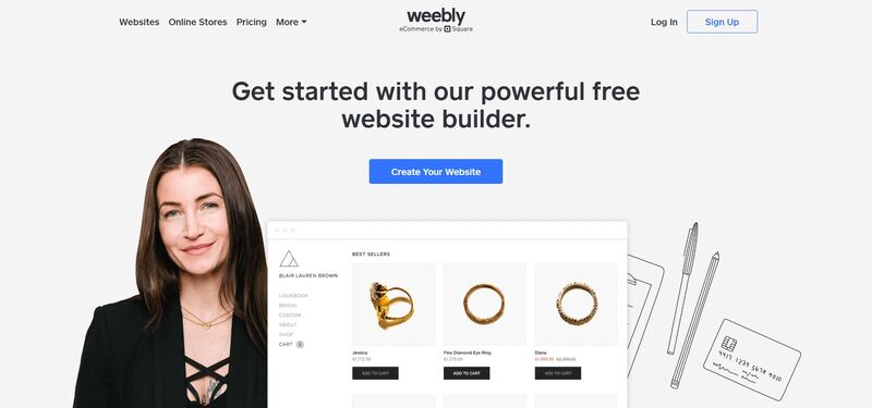 Với công cụ Weebly, bạn có quyền truy cập vào các thiết kế trang web, có thể tùy chỉnh và sử dụng các công cụ hữu ích để xây dựng trang web