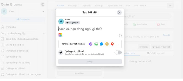 Cách tạo 1 trang web bán hàng trên Facebook - Haravan