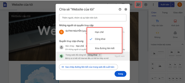 Cách tạo 1 trang web miễn phí - Haravan