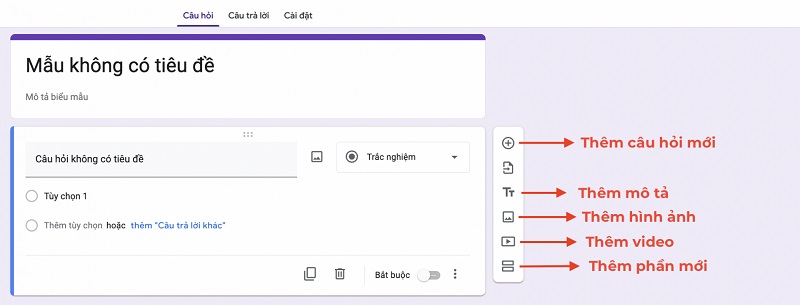 Cách tạo Google Form