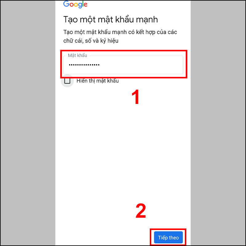 Cách tạo tài khoản Gmail