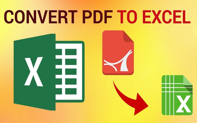 Chuyển PDF sang Excel