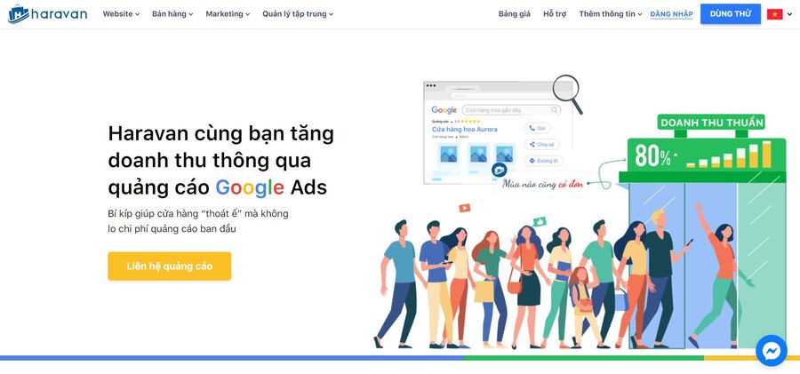 Haravan cùng bạn tăng doanh thu thông qua quảng cáo Google Ads