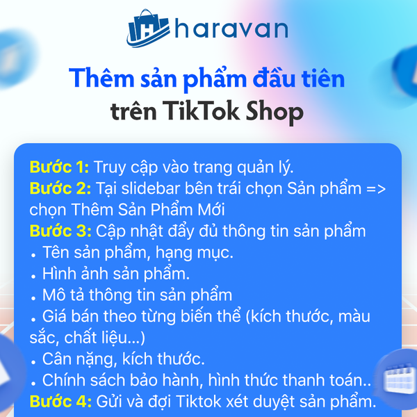 bán hàng trên tiktokshop