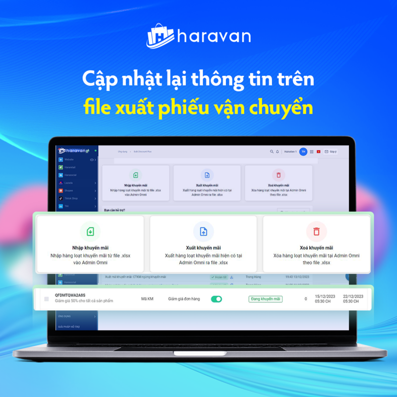 file xuất phiếu vận chuyển