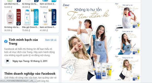 Kích thước ảnh quảng cáo Facebook dạng bộ sưu tập