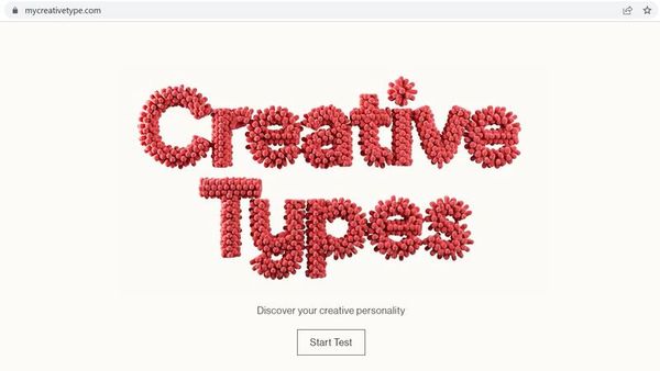 Microsite My Creative Type (Adobe)