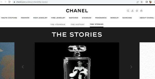 Microsite Inside Chanel (Chanel)