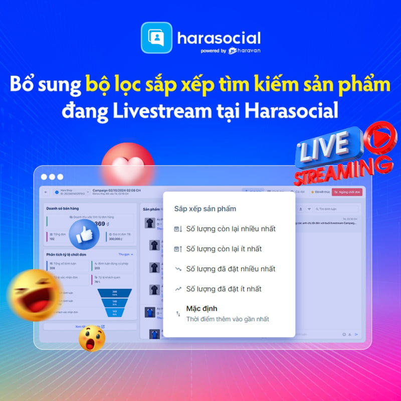 Bo-sung-bo-loc-sap-xep-tim-kiem-san-pham-dang-Livestream-tai-Harasocial