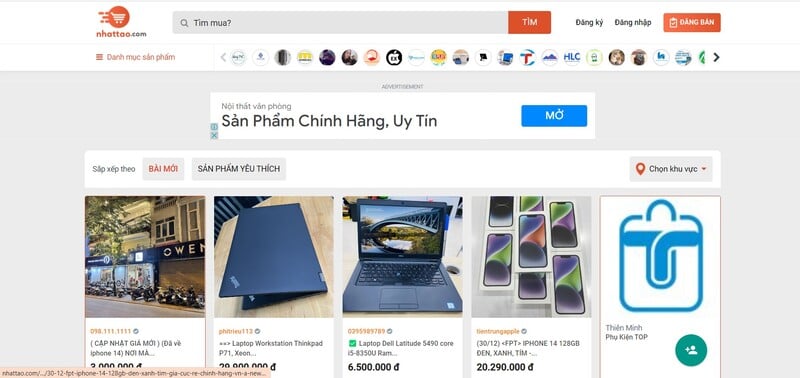 Trang web rao vặt