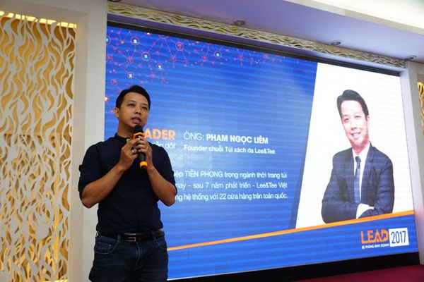CEO Phạm Ngọc Liêm chia sẻ cách vượt qua khủng hoảng tài chính tại LEAD 2017