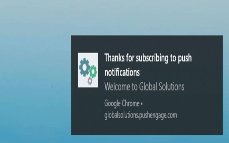 Push notification trên website giúp bạn gửi thông báo miễn phí đến mọi người dùng