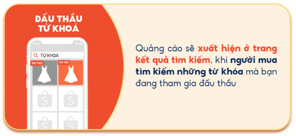 Quảng cáo tìm kiếm trên Shopee