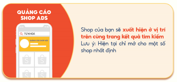 Quảng cáo Shop Ads trên Shopee