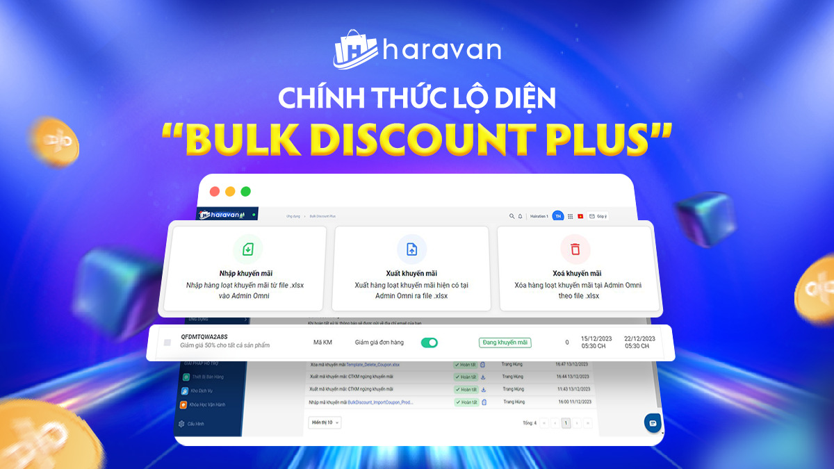 Bulk Discount Plus giúp việc thao tác hàng loạt khuyến mãi trở nên dễ dàng hơn bao giờ hết