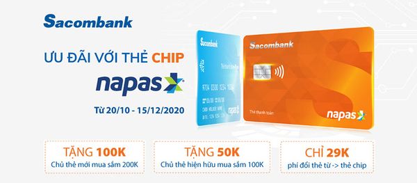 Sử dụng thẻ Sacombank