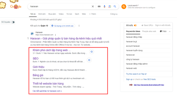 Thiết kế web chuẩn SEO - Haravan