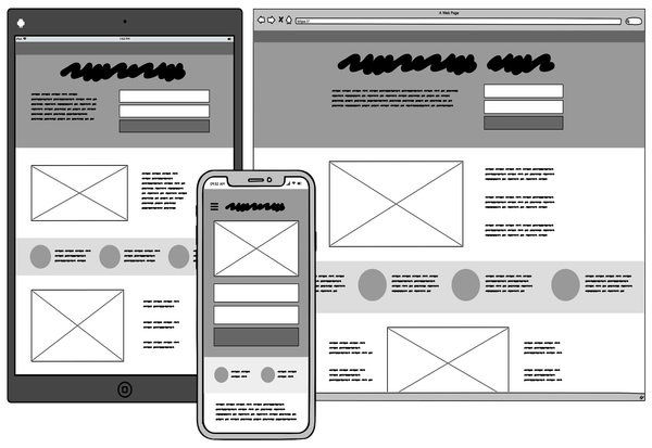 Wireframe website - Haravan