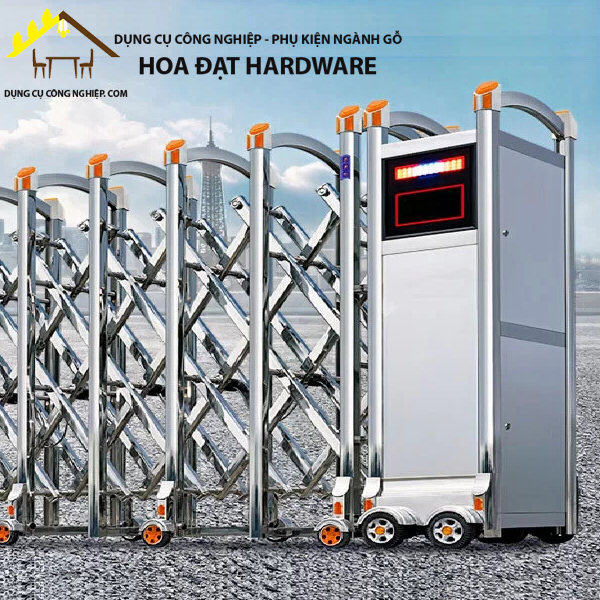 Hướng Dẫn Chi Tiết Lắp Đặt Cổng Xếp Tự Động Không Ray Tại Hoa Đạt Hardware