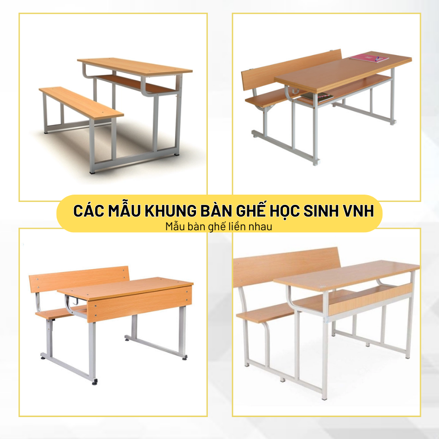 Những SAI LẦM thường mắc phải khi lựa chọn các mẫu khung bàn ghế học sinh của phụ huynh và trường học