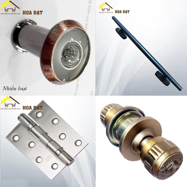 Các loại phụ kiện cửa đi trong ngành gỗ?