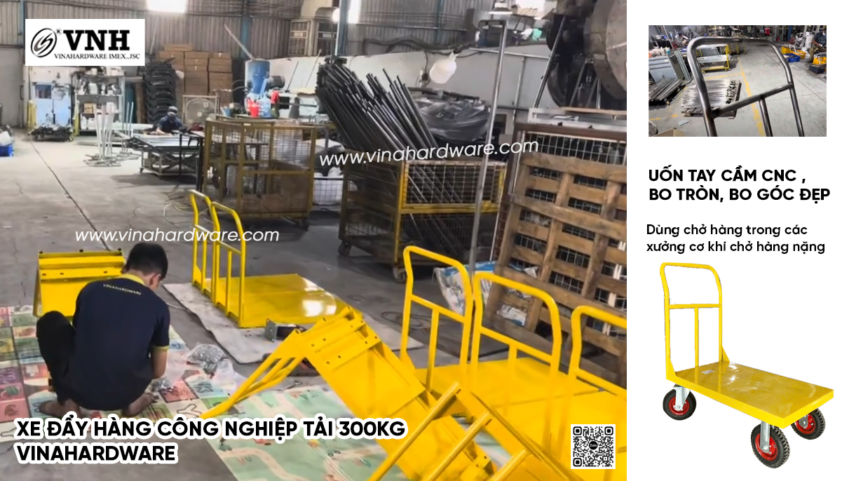 xe đẩy tải trọng 300kg