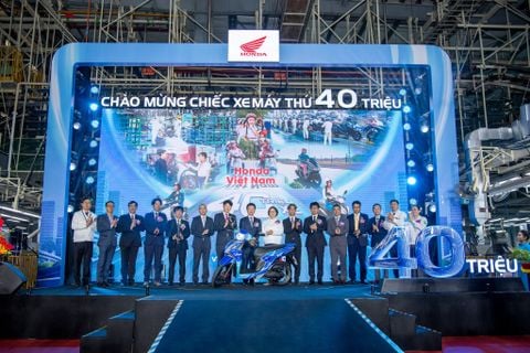 HONDA VIỆT NAM CHÀO MỪNG CHIẾC XE MÁY THỨ 40 TRIỆU - ĐỒNG LÒNG TẠO KỲ TÍCH, VỮNG BƯỚC HƯỚNG TƯƠNG LAI