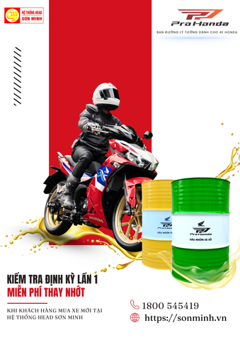 TĂNG HIỆU SUẤT – BẢO VỆ ĐỘNG CƠ TỐI ƯU CÙNG DẦU NHỚT PRO HONDA