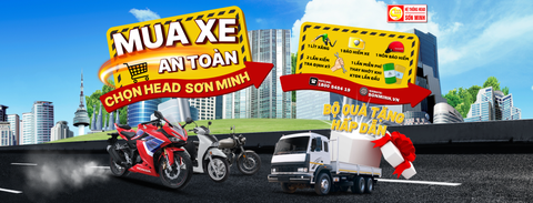 KHUYẾN MÃI THÁNG 7: MUA XE AN TOÀN - ƯU ĐÃI LỚN TẠI HEAD SƠN MINH