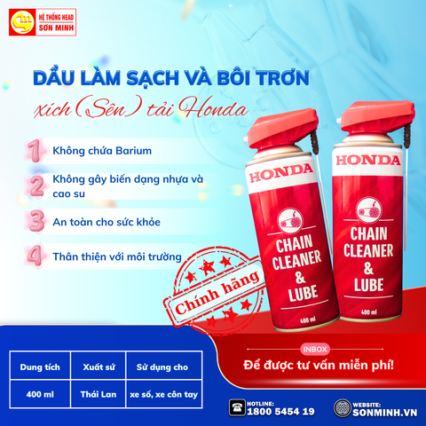 DẦU LÀM SẠCH & BÔI TRƠN XÍCH (SÊN) TẢI HONDA LÀ GÌ?