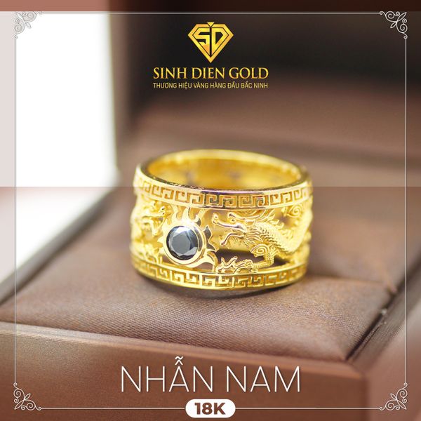 Nhẫn nam vàng 24K - Nhẫn nam