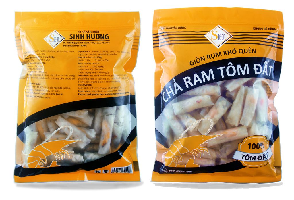 chả ram tôm đất sinh hương