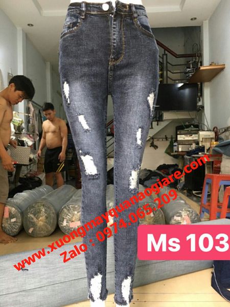 Xưởng chuyên sỉ quần jean nữ tại Cà Mau