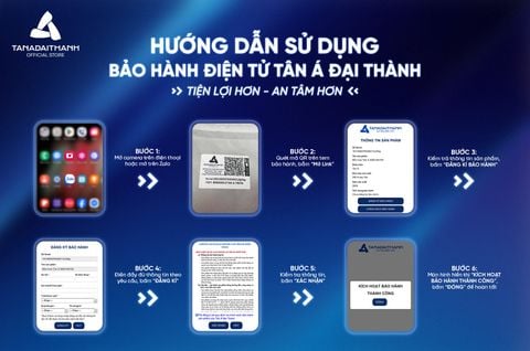 Hướng Dẫn Đăng Ký Bảo Hành Điện Tử Tân Á Đại Thành | Nhanh – Gọn – An Tâm