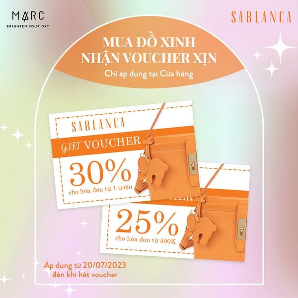 [𝐌𝐀𝐑𝐂 𝐱 𝐒𝐚𝐛𝐥𝐚𝐧𝐜𝐚] MUA ĐỒ NHÀ MARC - TẶNG VOUCHER SABLANCA