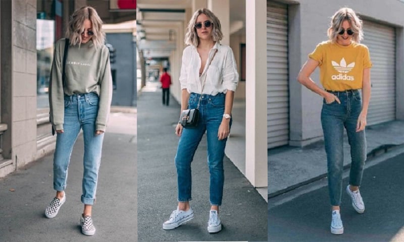 5 ý tưởng phối quần jean với áo thun nữ năng động và sành điệu nhất