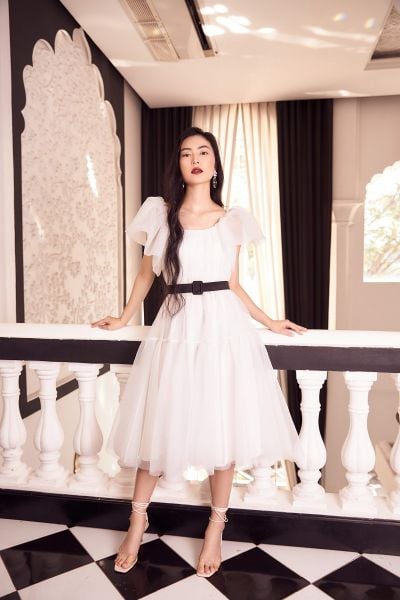 Chân váy đầm xòe dài qua gối đẹp phong cách thời trang hè  Thời trang   Việt Giải Trí