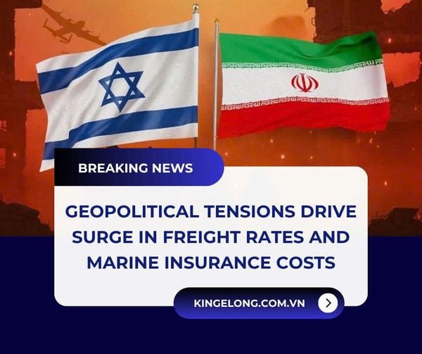 Geopolitical Tensions Drive Surge In Freight Rates & Marine Insurance Costs