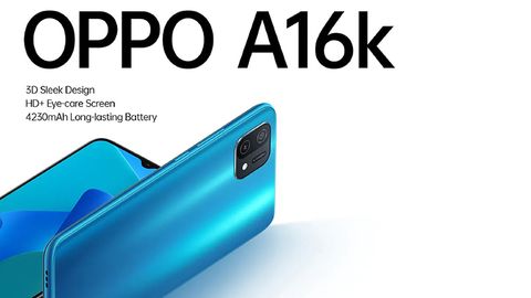 OPPO A16k: Smartphone giá rẻ, pin trâu, có kháng nước IPX4 mới ra mắt tại VN
