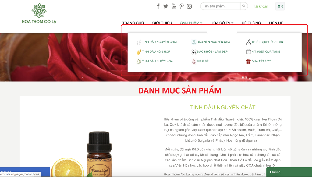 hướng dẫn mua tinh dầu hoa thơm cỏ lạ