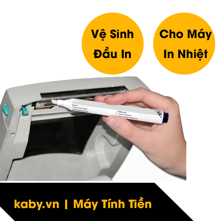 bút vệ sinh đầu in máy in nhiệt