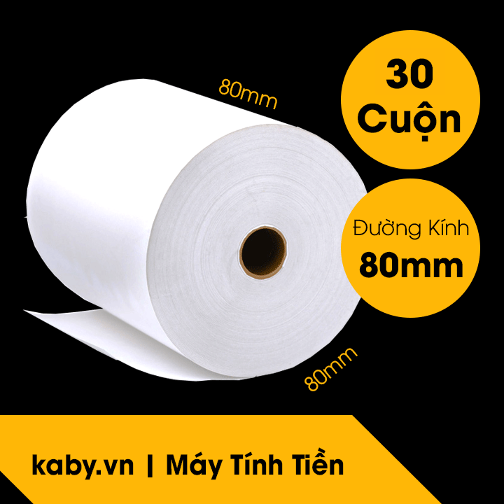 giấy in bill K80 phi 80