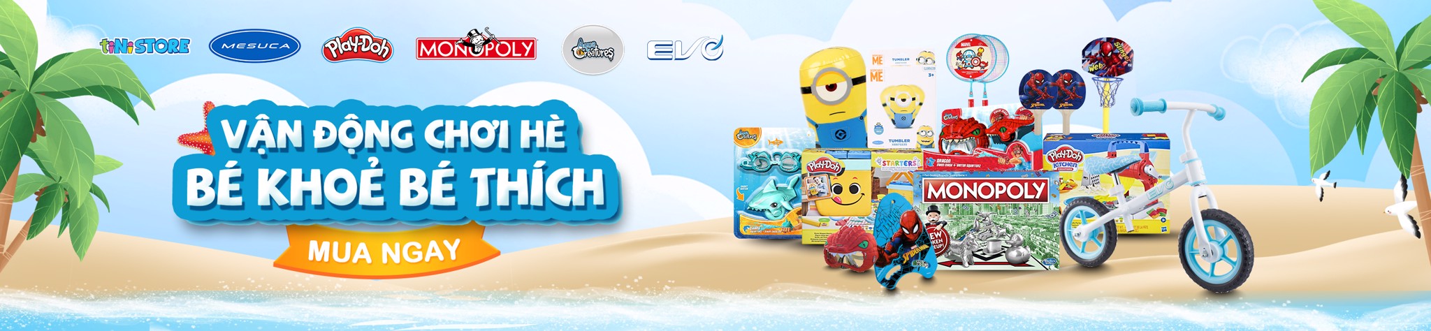 VẬN ĐỘNG CHƠI HÈ