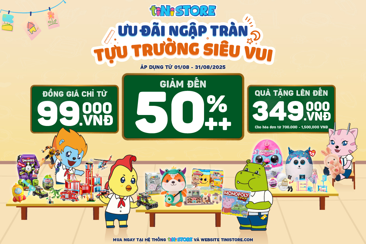 tiNiStore giảm đến 50%++