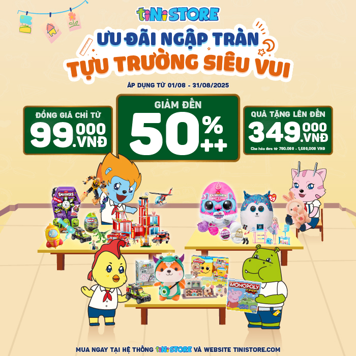 tiNiStore giảm đến 50%++