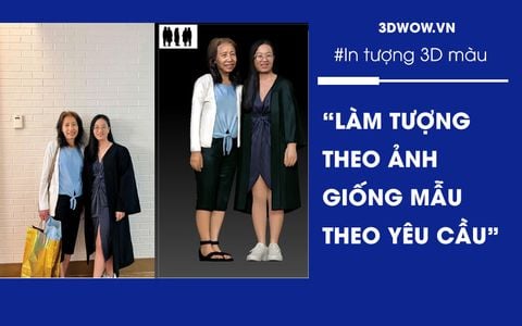 Nhận làm tượng theo ảnh công nghệ 3D mới theo ảnh thật 3DWOW