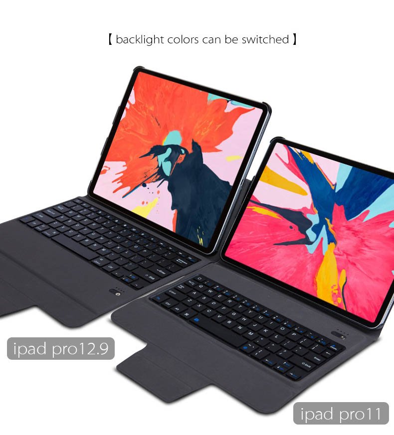 Bàn phím Bluetooth iPad kèm bao da cho iPad Pro 11 Aturos T1011